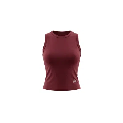 Be Athletica Women's Red / Purple Be One Eighty Classic Tank - Bordeaux In Brown
