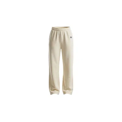 Be Athletica Women's Varsity Athletica Wide-leg Pants - Off-white In Neutral