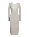 Be Blumarine Midi Dresses In Gold