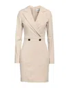 Be Blumarine Short Dresses In Beige