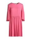 Be Blumarine Woman Mini Dress Pink Size 4 Viscose In Pink