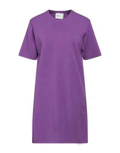Be Blumarine Short Dresses In Purple
