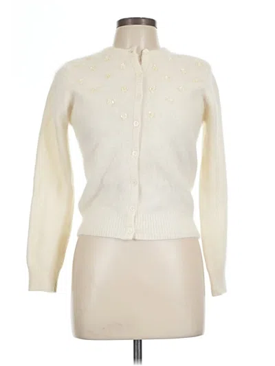 Pre-owned Be. Cardigan Sweater In Ivory