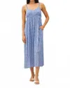 Be Cool Alyssa Midi Sundress In Blue In Blue