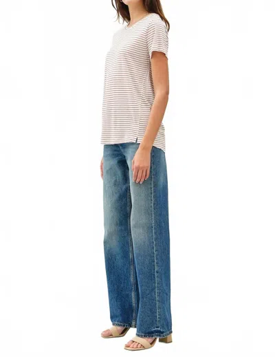 Be Cool Ansel Top In Red In White