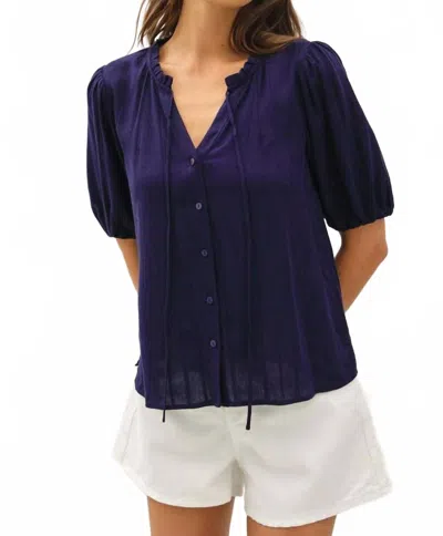 Be Cool Bethanie Top In Navy In Blue