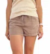 Be Cool Blue Skies Shorts In Hazelnut In Neutral