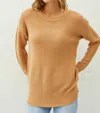 Be Cool Boyfriend Fit Sweater In Butterscotch In Yellow