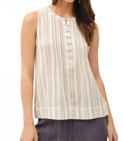 Be Cool Britta Stripe Top In Multi