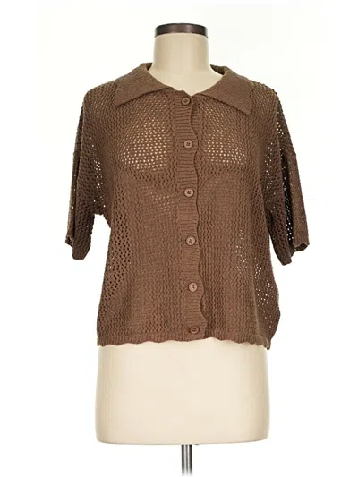 Pre-owned Be Cool Cardigan Sweater In Brown