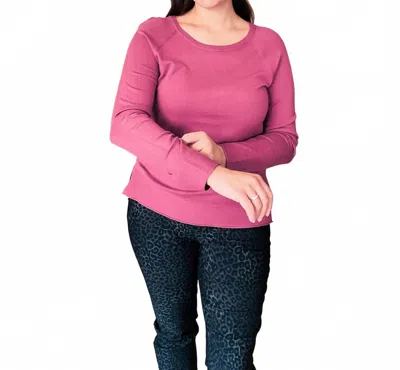 Be Cool Claire Sweater In Berry In Pink