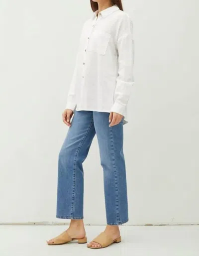 Be Cool Classic Button Down Shirt In White