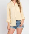 Be Cool Dahlia Top In Lemon In Yellow