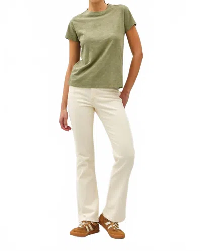 Be Cool Decan Top In Olive In Green