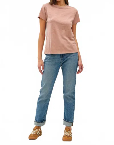 Be Cool Decan Top In Terracotta In Pink