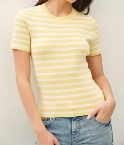 Be Cool Eldon Top In Yellow In Neutral