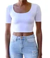Be Cool Everyday Round Top In Off White In White