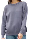 Be Cool Lennox Sweater In Slate Blue In Blue