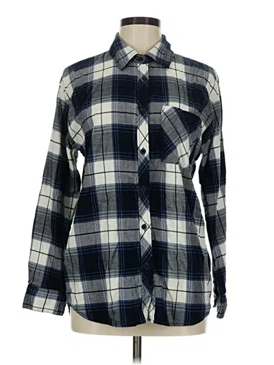 Pre-owned Be Cool Long Sleeve Button Down Shirt In Blue