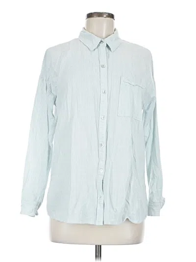 Pre-owned Be Cool Long Sleeve Button Down Shirt In Blue