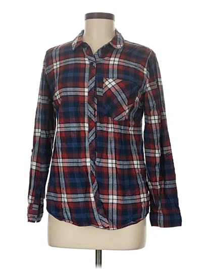 Pre-owned Be Cool Long Sleeve Button Down Shirt In Blue