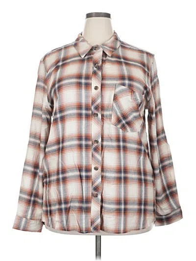 Pre-owned Be Cool Long Sleeve Button Down Shirt In Brown