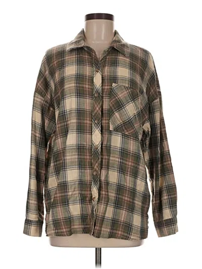 Pre-owned Be Cool Long Sleeve Button Down Shirt In Brown