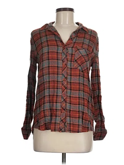 Pre-owned Be Cool Long Sleeve Button Down Shirt In Red