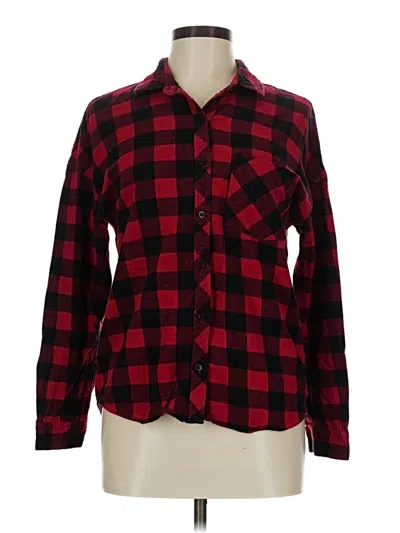 Pre-owned Be Cool Long Sleeve Button Down Shirt In Red