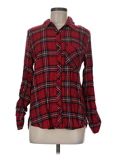 Pre-owned Be Cool Long Sleeve Button Down Shirt In Red
