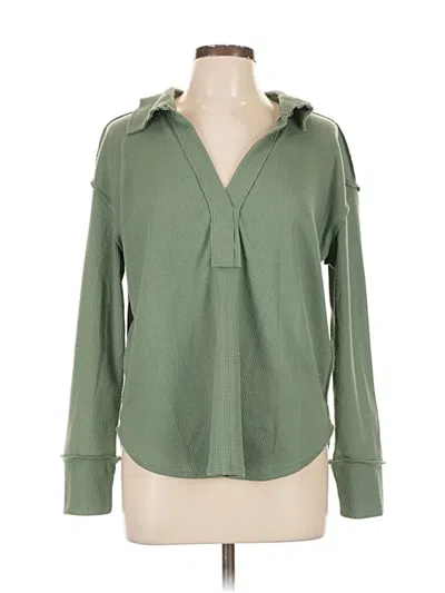 Pre-owned Be Cool Long Sleeve Polo Shirt In Green