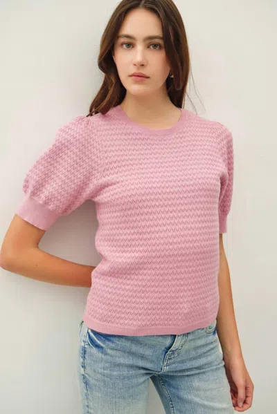 Be Cool Mary Top In Pink