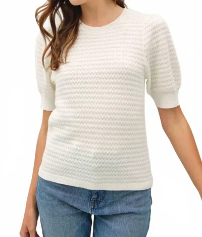 Be Cool Mary Top In White