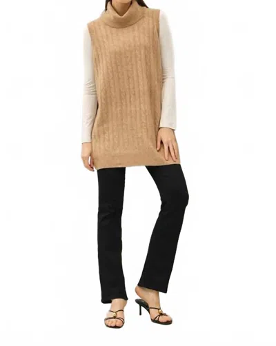 Be Cool Meldrum Tunic In Camel In Brown