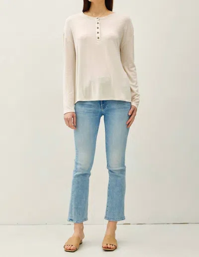 Be Cool Molly Top Oatmeal In White
