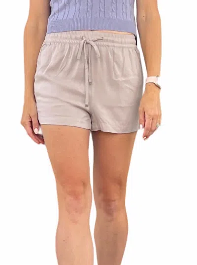 Be Cool Permanent Vacay Shorts In Beige