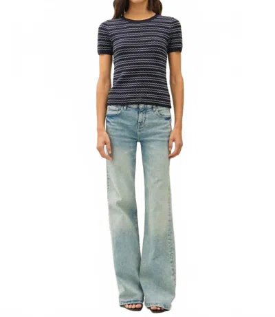 Be Cool Rhett Top In Navy In Blue