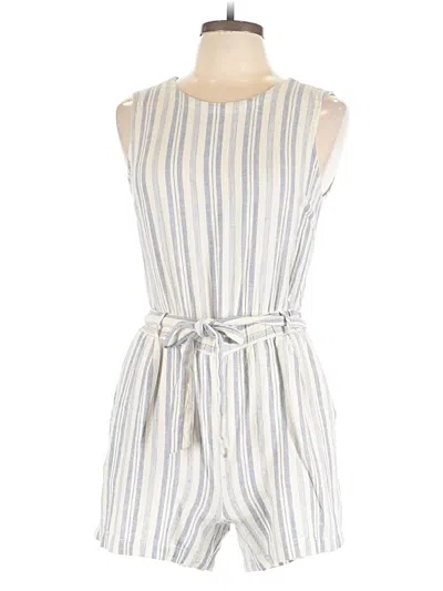 Pre-owned Be Cool Romper In White