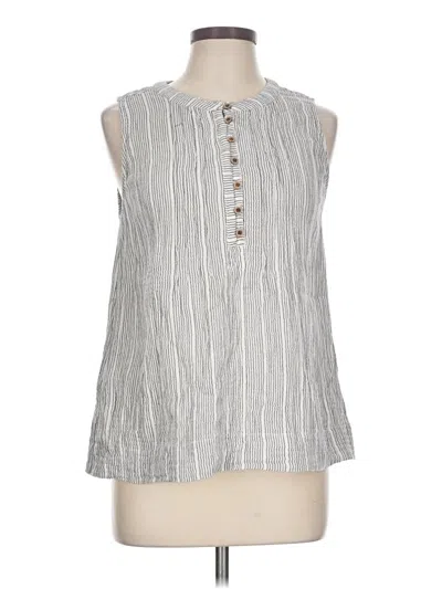 Pre-owned Be Cool Sleeveless Blouse In Gray
