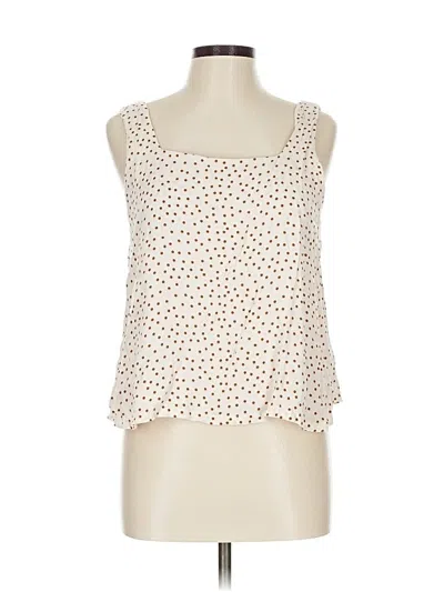 Pre-owned Be Cool Sleeveless Blouse In White