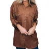 Be Cool Super Chill Top In Brown In Brown
