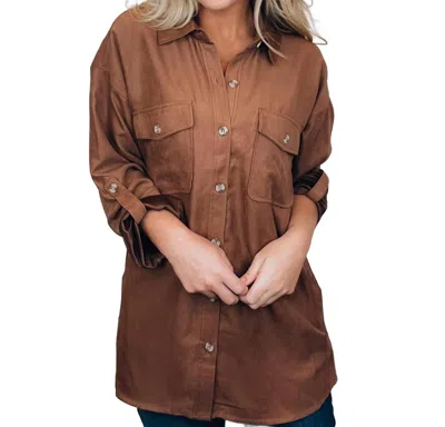 Be Cool Super Chill Top In Brown