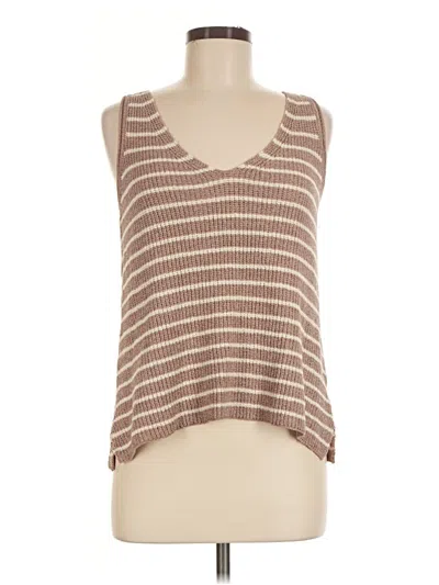 Pre-owned Be Cool Sweater Vest In Brown