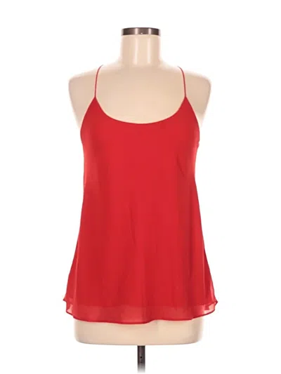 Pre-owned Be Cool Tank Top Red Halter Neckline Tops