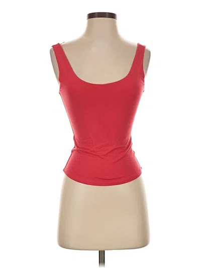 Pre-owned Be Cool Tank Top Red Strapless Neckline Tops