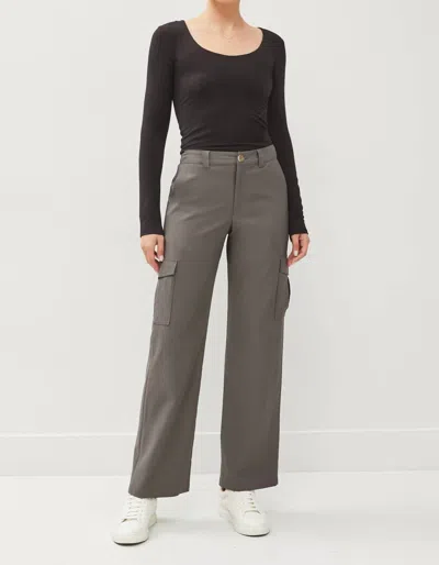 Be Cool Tencel Cargos In Charocal In Multi