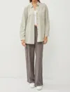 Be Cool The Oversized Tencel Shirt In Sage In Multi