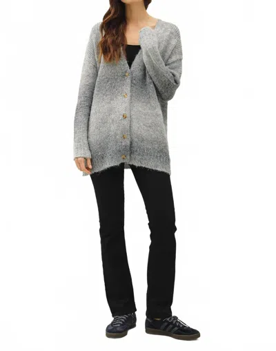 Be Cool Tonal Gradient Cardigan In Grey In Neutral