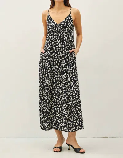 Be Cool Twilight Garden Maxi Dress In Black