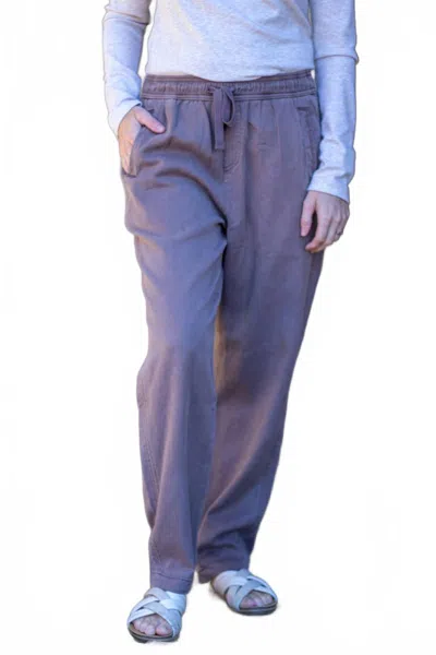 Be Cool Women's Taking Care Of Business Pants In Grey In Purple